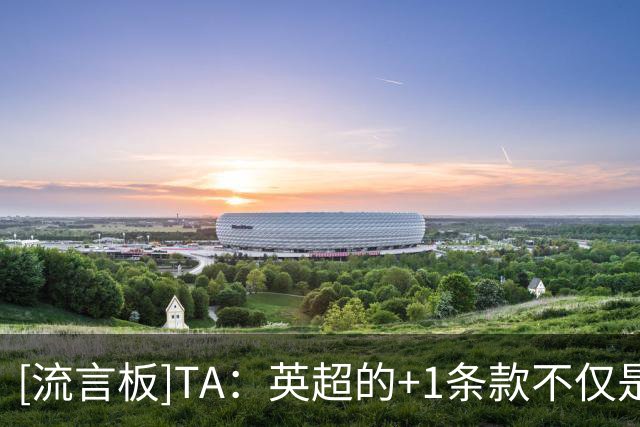 [流言板]TA：英超的+1条款不仅是球队选项，有时是球员甚至双方选项